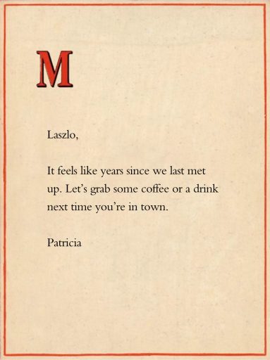 Red Letter by John Derian - Back