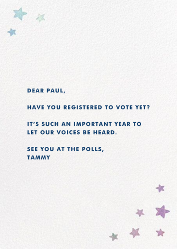 Loud Lips - Activism Invitation by Hello!Lucky - Back