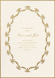 Ruban d’Or - Engagement Party Invitation by Ladurée