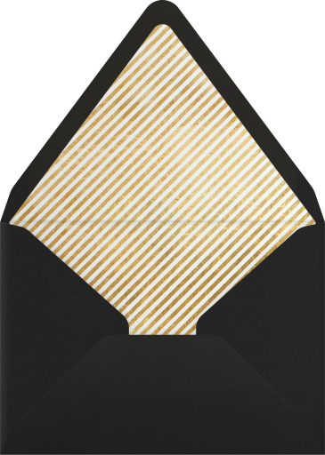 Photo Gold Year in Review Card Envelope