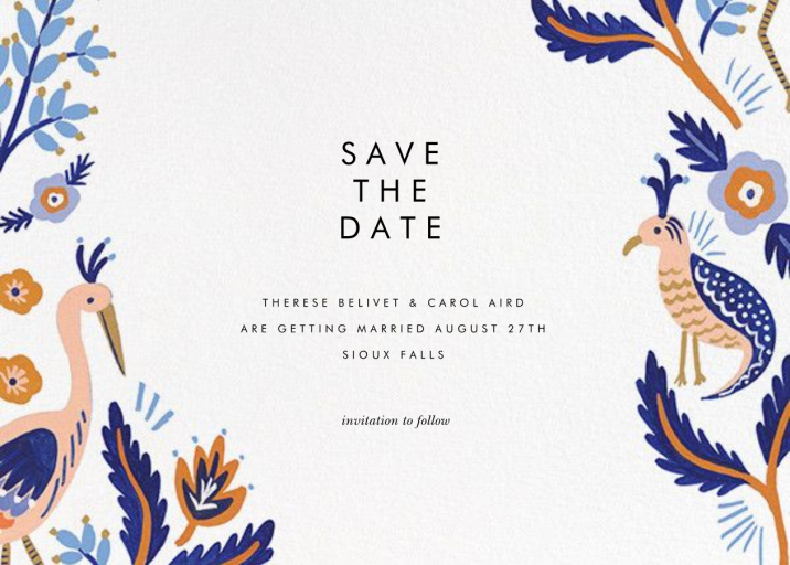Heron Heralds (Save the Date) - Save the Date by Rifle Paper Co.