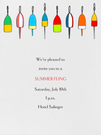 Lobster Buoys by Paperless Post