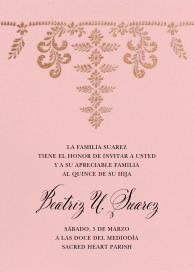 Ornate Occasion - Quinceañera Invitation by Paperless Post