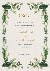 Evergreen Bough - Wedding Brunch Invitation by Rifle Paper Co.