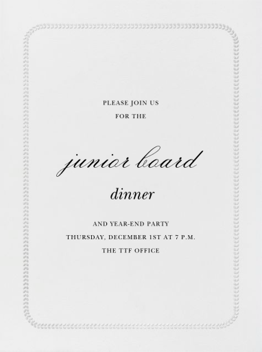 Leaf Inner Bevel Border by Paperless Post