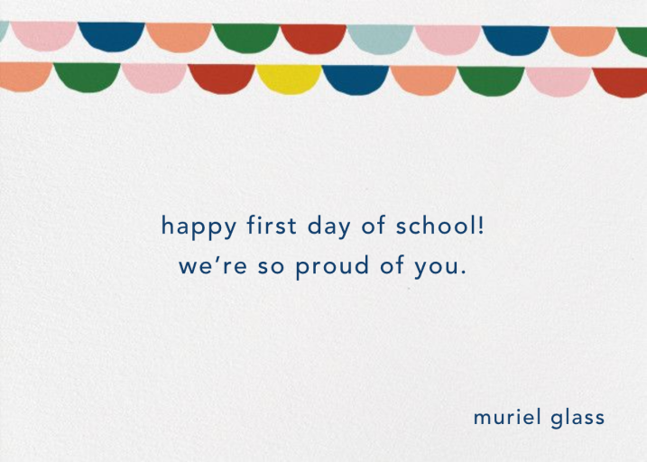 Festive Bunting (Stationery) - Stationery by Ashley G