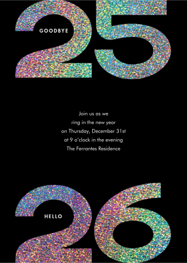 Glitter Goodbye - Invitation by Paperless Post