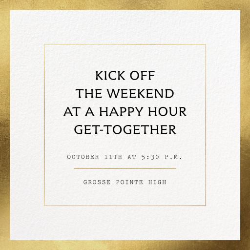Foil Square - Party Invitation by Paperless Post
