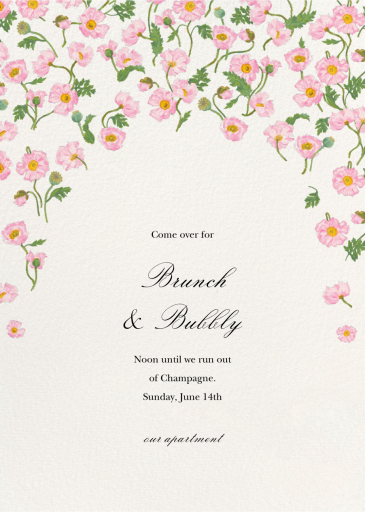In the Cosmos - Party Invitation by Oscar de la Renta