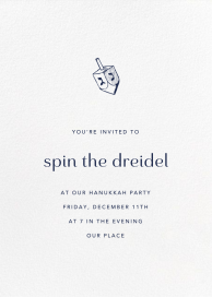 Ivory Plain - Hanukkah Invitation by Paperless Post