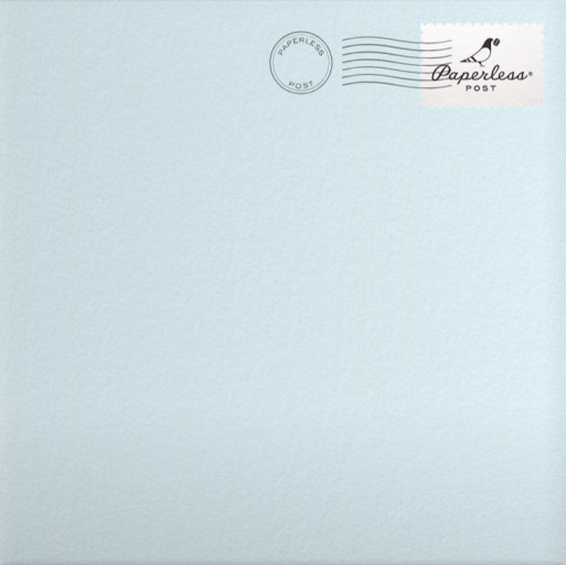 Snowflake Cutout - Paperless Post Envelope