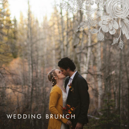 Heather and Lace Photo (Square) - Wedding Brunch Invitation by Rifle Paper Co.