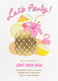 Tiki Time - Bachelor/Bachelorette Party Invitation by Hello!Lucky