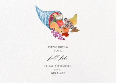 A Little Corny - Fall Party Invitation by Happy Menocal