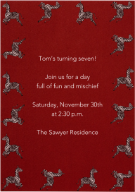 Zebras by Paperless Post