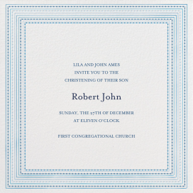 Ribbons for Baby - Baptism & Christening Invitation by Mr. Boddington's Studio