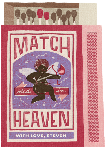 Perfect Match - Valentine's Day Card by Paperless Post