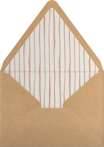 Elephant Hot Air Balloon Invitation Envelope