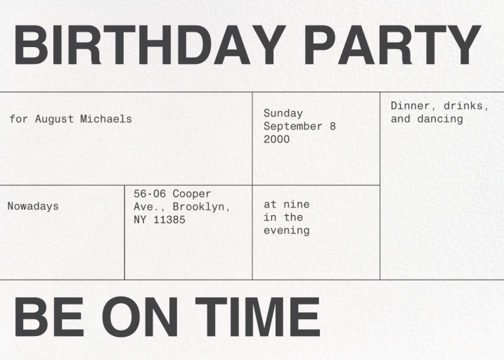 Drafted - Invitation by Paperless Post