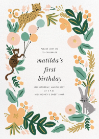Festive Fauna - Birthday Invitation by Rifle Paper Co.