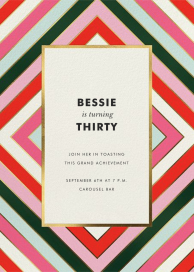 Mod Stripes - Birthday Invitation by kate spade new york