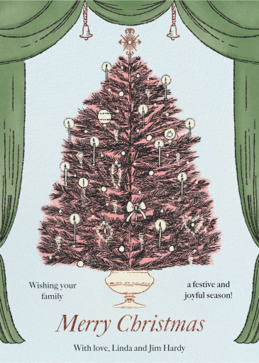 Christmas Tree Viewing - Holiday Card by Paperless Post