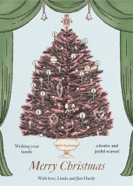 Christmas Tree Viewing - Christmas Card by Paperless Post