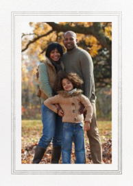 Triple Interior Border (Photo) - Holiday Card by Paperless Post