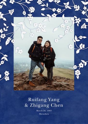 Floral Trellis II (Photo Save the Date) by Oscar de la Renta