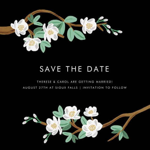 Tea Tree (Save the Date) - Save the Date by Rifle Paper Co.