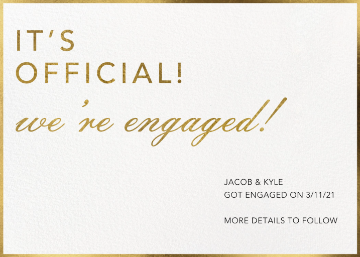 Where the Heart Is - Wedding Announcement by Paperless Post - Back