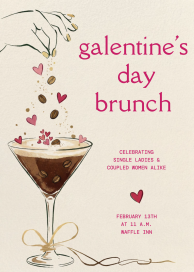 Clovers and Cocktails - Valentine's Day Invitation by Paperless Post