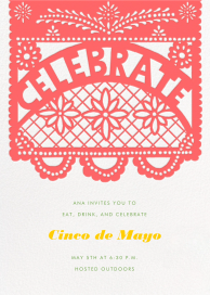 Papel Picado Celebration - Cinco de Mayo Invitation by Paperless Post