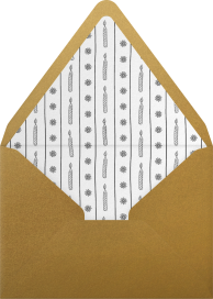 Golden Frosting - Martha Stewart Envelope