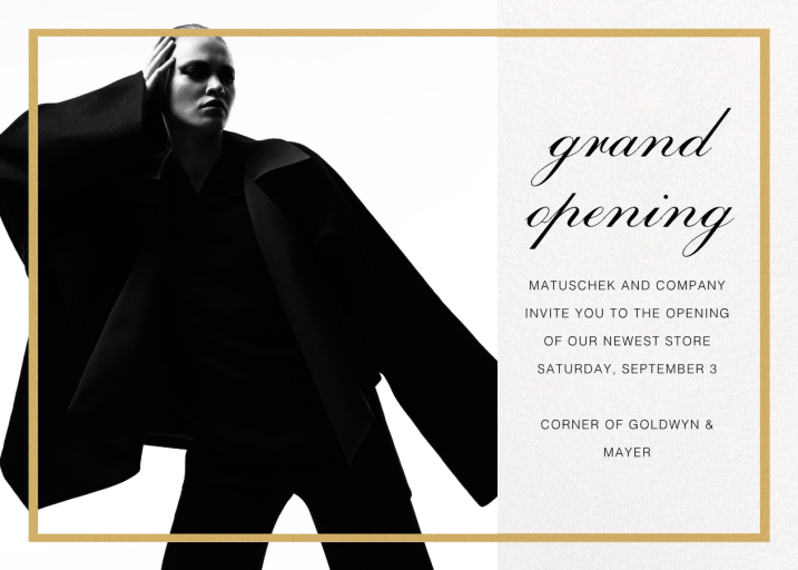 Idylle (Photo Save the Date) - Launch Party Invitation by Paperless Post