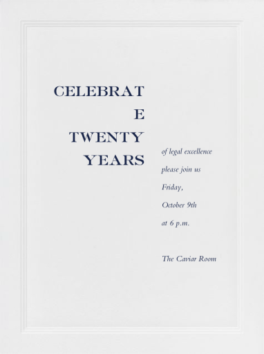 Triple Inner Bevel by Paperless Post