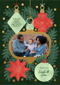 Christmas Bulbs Photo - Christmas Card by Paperless Post