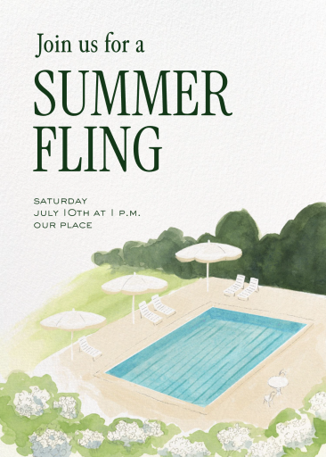 Poolside Fling by Martha Stewart