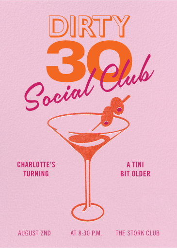 Social Club - Birthday Invitation by Paperless Post