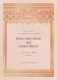 Golden Paisley by Paperless Post