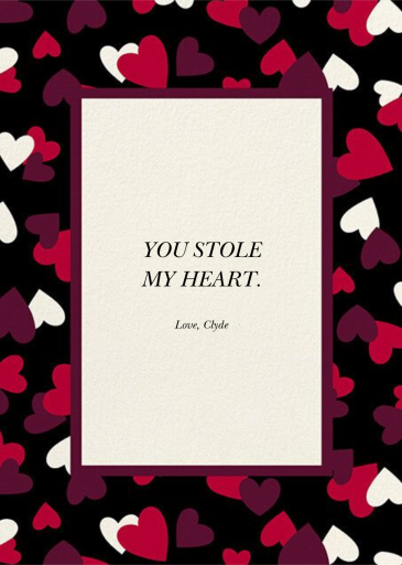 Falling Hearts - Valentine's Day Card by kate spade new york