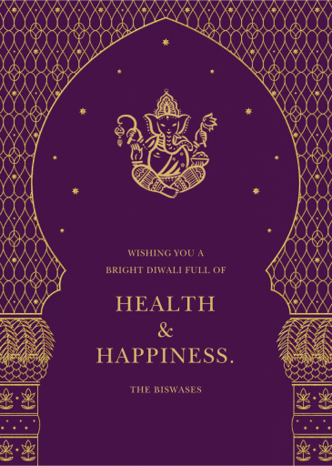 Vinayaka - Greeting Card by Paperless Post