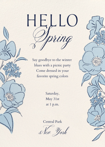 Blooming Bond - Garden Party Invitation de Paperless Post