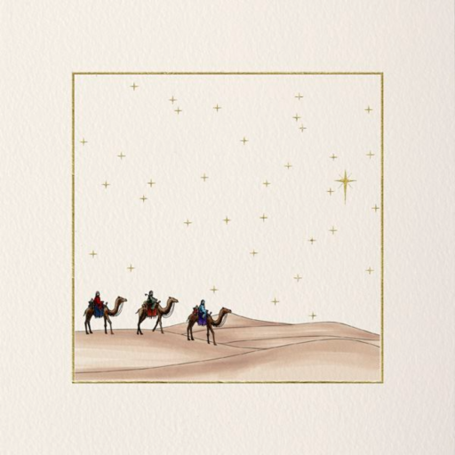 Three Traveling Magi - Día de Reyes Card by Paperless Post