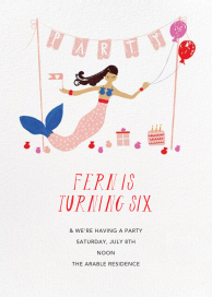 Party's Going Swimmingly - Birthday Invitation by Mr. Boddington's Studio