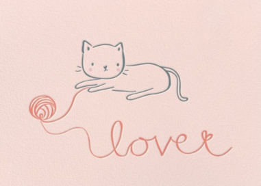 Cat's Cradle - Valentine's Day Card by Little Cube