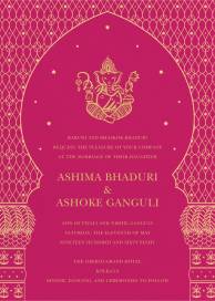 Vinayaka - Wedding Invitation by Paperless Post