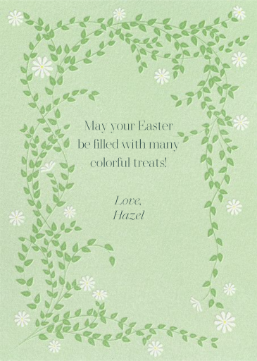 Sprawling Daisies - Easter Card by Paperless Post