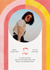 Arch Day - Quinceañera Invitation by Paperless Post