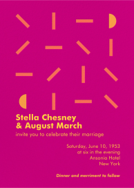 Swivel - Wedding Invitation by Gold Rush Paper